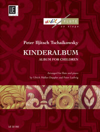 Tchaikovsky Kinderalbum Flute & Piano Sheet Music Songbook