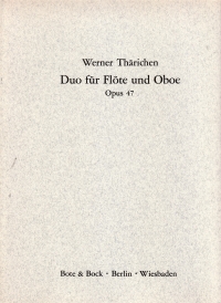 Tharichen Duo For Flute And Oboe (1975) Sheet Music Songbook
