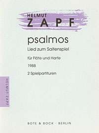 Zapf Psalmos Lied Zum Saitenspiel (1988) Flutes Sheet Music Songbook