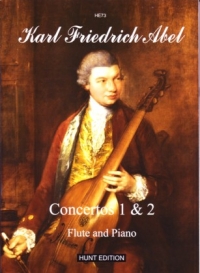 Abel Concertos 1 & 2 Op6 Flute And Piano Sheet Music Songbook
