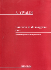 Vivaldi Piccolo Concerto Rv443 Fvi/4 C Maj Sheet Music Songbook