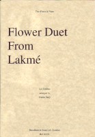 Delibes Flower Duet Lakme 2 Flutes & Piano Parry Sheet Music Songbook