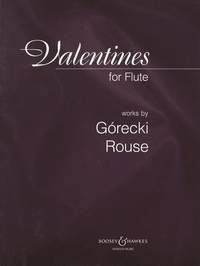 Gorecki Rouse Valentines For Flute Sheet Music Songbook