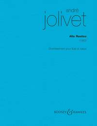 Jolivet Alla Rustica Flute And Harp Sheet Music Songbook