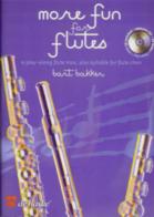 More Fun For Flutes Bakker Flute Trios/choir +cd Sheet Music Songbook