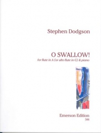 Dodgson O Swallow Alto Flute & Piano Sheet Music Songbook