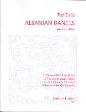 Daija Albanian Dances 2 Playing Scores Fl Quatet Sheet Music Songbook