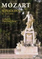 Mozart Sonata G K283 (i89h) Kahn/jolles Flute/harp Sheet Music Songbook