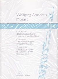Mozart Marriage Of Figaro Overture 4 Flutes Sheet Music Songbook