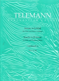 Telemann Sonata Bmin Tafelmusik No 1 Flute & Piano Sheet Music Songbook