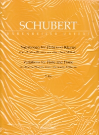 Schubert Trockene Blumen Variations Flute Sheet Music Songbook