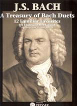 Bach A Treasury Of Bach Duets Flute & Clarinet Sheet Music Songbook