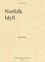 Lewis Norfolk Idyll Flute & Harp Sheet Music Songbook