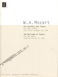 Mozart The Marriage Of Figaro Braun 2 Flutes Sheet Music Songbook