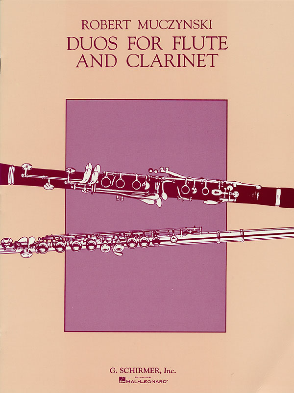 Muczynski Duos For Flute & Clarinet Sheet Music Songbook