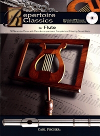 Repertoire Classics Flute Book & Audio Sheet Music Songbook