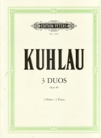 Kuhlau Duo Concertants (9) Vol 2 Op80 Flute Duets Sheet Music Songbook