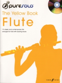 Pure Solo The Yellow Book Flute Book & Cd Sheet Music Songbook