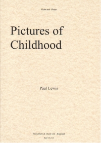 Lewis Pictures Of Childhood Flute & Piano Sheet Music Songbook