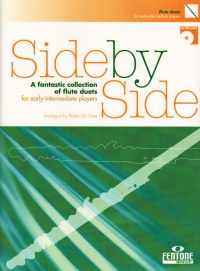 Side By Side Flute Duets De Smet Book & Cd Sheet Music Songbook