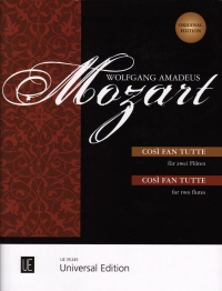 Mozart Cosi Fan Tutte Wiese Flute Duet Sheet Music Songbook