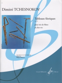 Tchesnokov Tableaux Feeriques Op40 Flute Trio Sheet Music Songbook