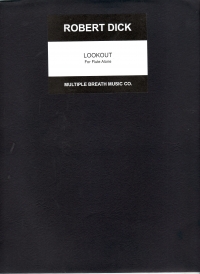 Dick Lookout Solo Flute Sheet Music Songbook