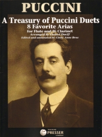 Puccini A Treasury Of Puccini Duets Flute/clarinet Sheet Music Songbook