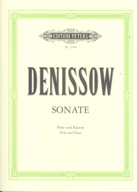 Denissov Flute Sonata Flute & Piano Sheet Music Songbook