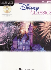 Disney Classics Instrumental Play Along Flute + Cd Sheet Music Songbook