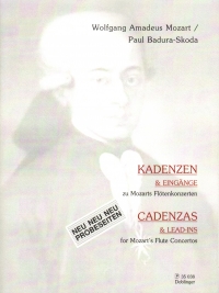 Cadenzas & Lead Ins For Mozarts Flute Concertos Sheet Music Songbook