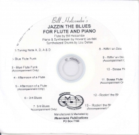 Jazzin The Blues Flute Holcombe Cd Only Sheet Music Songbook