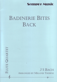 Bach Badinerie Bites Back 4 Flutes Sheet Music Songbook
