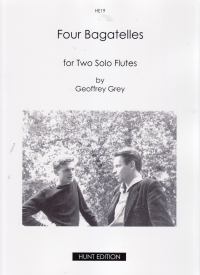 Grey Four Bagatelles Flute Duet Sheet Music Songbook