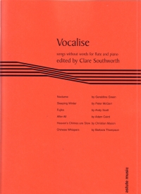 Vocalise Various Flute & Piano Sheet Music Songbook