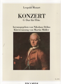 Mozart L Flute Concerto G  Flute & Piano Sheet Music Songbook