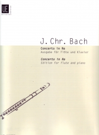 Bach Jc Concerto D Flute & Piano Sheet Music Songbook