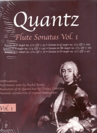 Quantz Flute Sonatas Vol 1 Sheet Music Songbook
