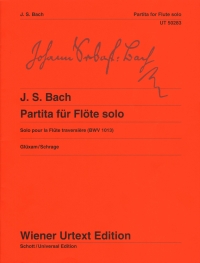 Bach Partita For Flute Solo Bwv1013 Sheet Music Songbook