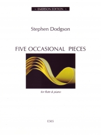 Dodgson Five Occasional Pieces Flute & Piano Sheet Music Songbook