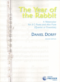 Dorff The Year Of The Rabbit Flute Quartet Sheet Music Songbook