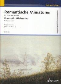 Romantic Miniatures Vol 2 Flute & Piano Sheet Music Songbook