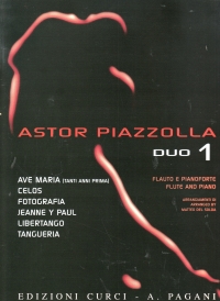 Piazzolla Duo 1 Flute Sheet Music Songbook