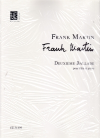 Martin Deuxieme Ballade Flute & Piano Sheet Music Songbook