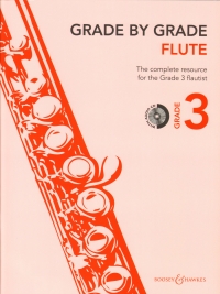 Grade By Grade Flute Grade 3 Way + Cd Sheet Music Songbook