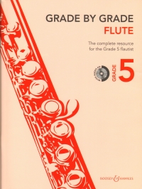 Grade By Grade Flute Grade 5 Way + Cd Sheet Music Songbook