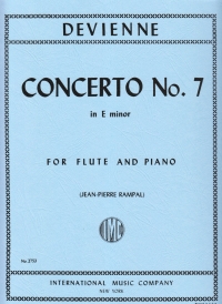 Devienne Concerto No 7 Emin Flute & Piano Sheet Music Songbook