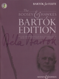 Bartok For Flute + Cd Bartok Edition Sheet Music Songbook