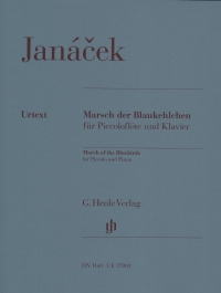Janacek March Of The Bluebirds Piccolo & Piano Sheet Music Songbook