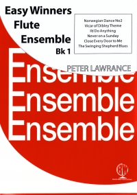 Easy Winners Flute Ensemble Book 1 Lawrance Sheet Music Songbook